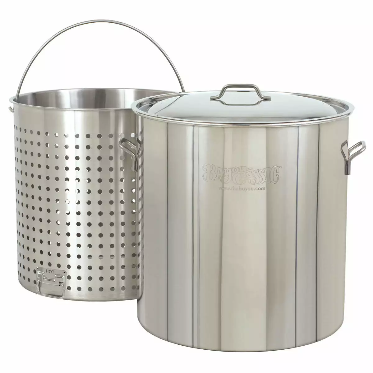 Bayou Classic 122 Quart Stainless Steel Stock Pot Kit Stock Pots 1 Bayou Classic 122 Quart Stainless Steel Stock Pot Kit Stock Pots