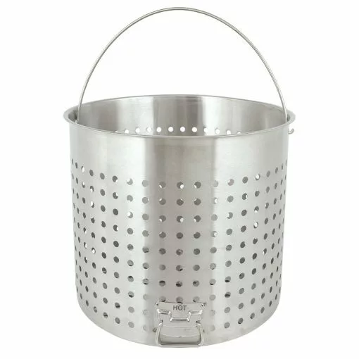 Bayou Classic 82 Stainless Steel Stock Pot Basket Aluminum Stock Pot Baskets