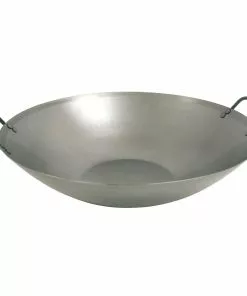 Bayou Classic Flat Bottom Carbon Steel Wok