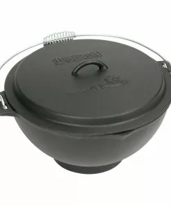 Bayou Classic 3 Gallon Cast Iron Jambalaya Pot Cast Iron Cookware