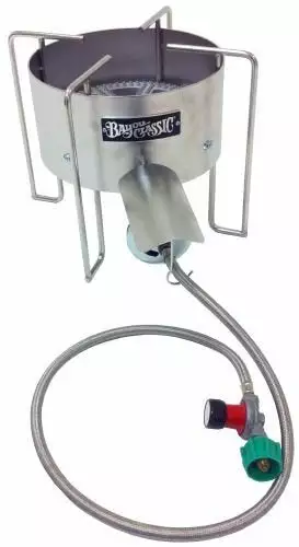 Bayou Classic Stainless Steel Kick A Banjo Burner 1 Bayou Classic Stainless Steel Kick A Banjo Burner