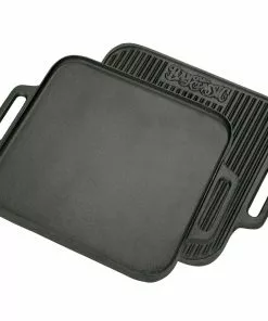 Cast Iron Cookware Bayou Classic Cast Iron Reversible Square Griddle