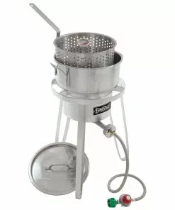 Fish Fryers Bayou Classic Stainless Outdoor Cooker Fish Fryer