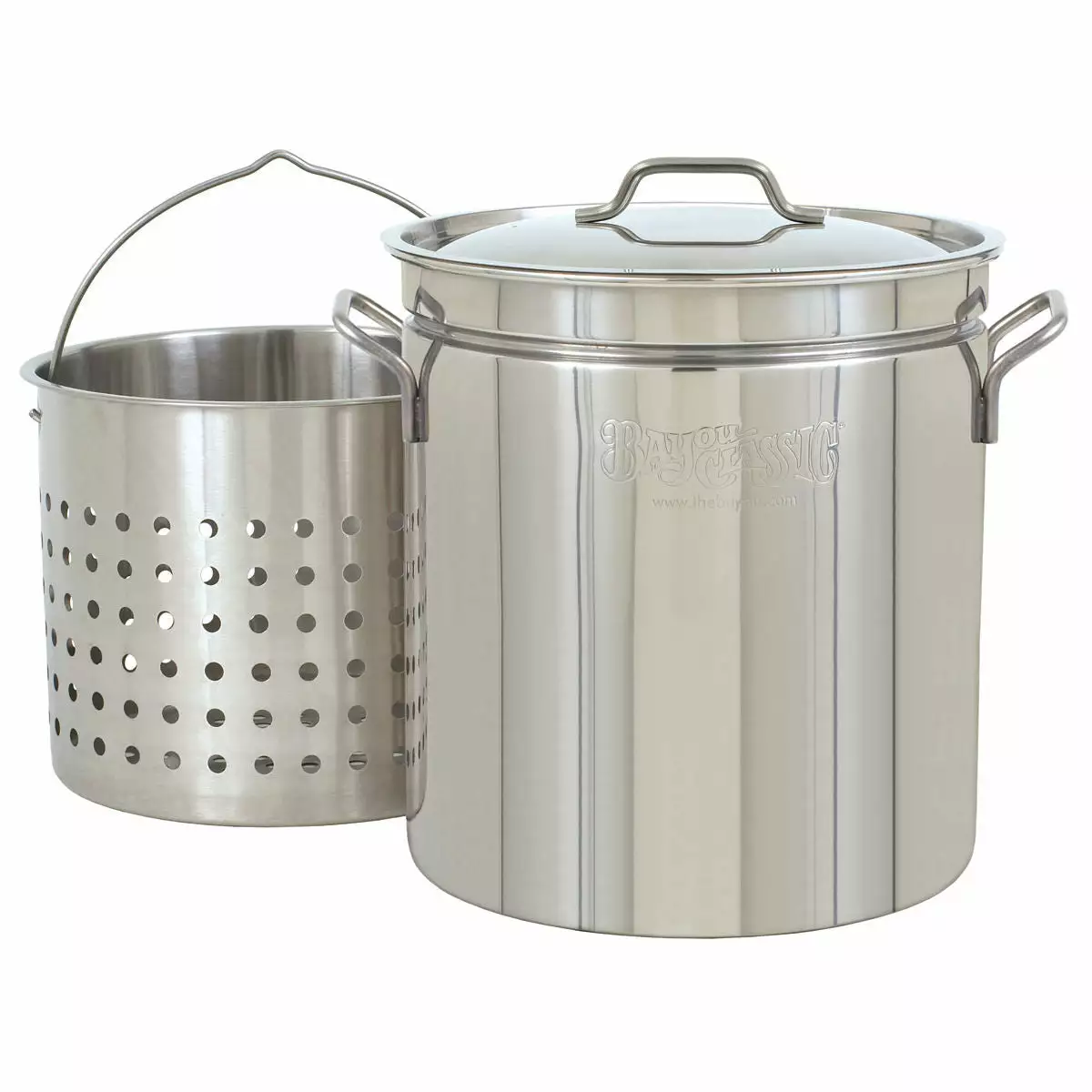Stock Pots Bayou Classic 36 Quart Stainless Steel Stock Pot Kit 1 Stock Pots Bayou Classic 36 Quart Stainless Steel Stock Pot Kit