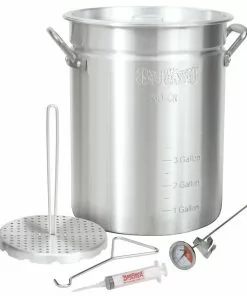 Turkey Fryers Bayou Classic 30 Quart Aluminum Turkey Fryer Pot