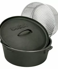 Bayou Classic 8.5 Quart Cast Iron Dutch Oven