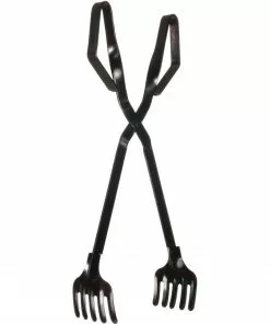 Cajun Classic Cooking Accessories Black Steel Crab Tongs