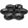 Cast Iron Cookware Cajun Classic Seasoned Shapes Cast Iron Muffin Pan