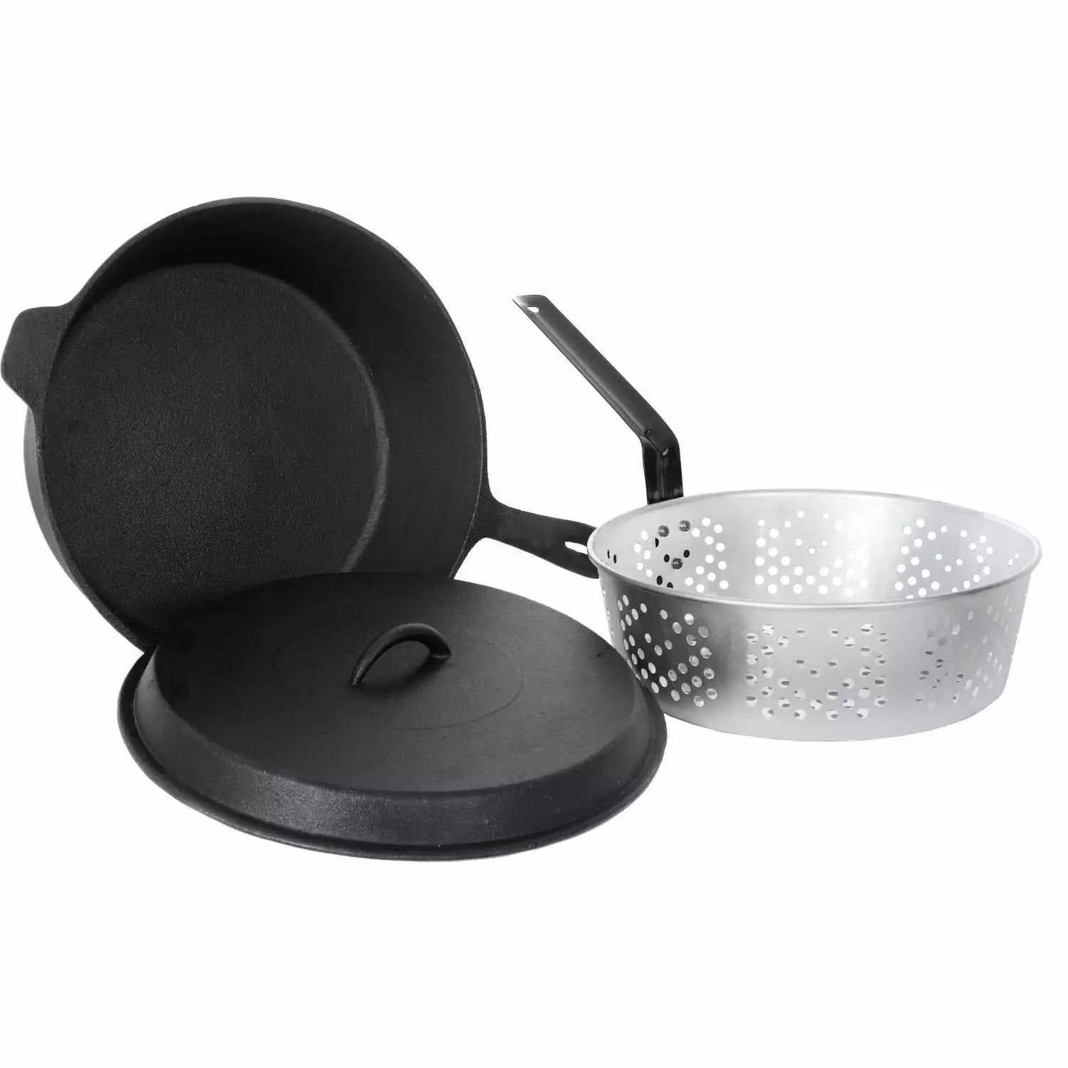 Cast Iron Cookware Cajun Classic Seasoned Large Cast Iron Chicken Fryer 2 Cast Iron Cookware Cajun Classic Seasoned Large Cast Iron Chicken Fryer