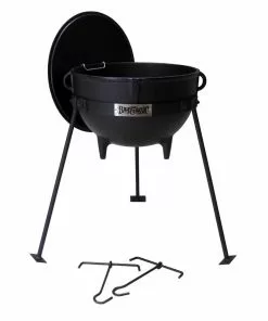 Cast Iron Cookware Bayou Classic 7 Gallon Kettle Jambalaya Pot Kit